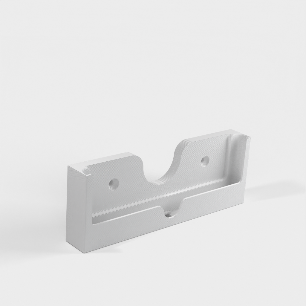 Extra thick iPad mini wall mount with space charging cable