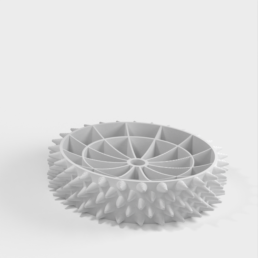 Terrain wheels for Landroid (WG790 and WG794) robotic lawnmowers