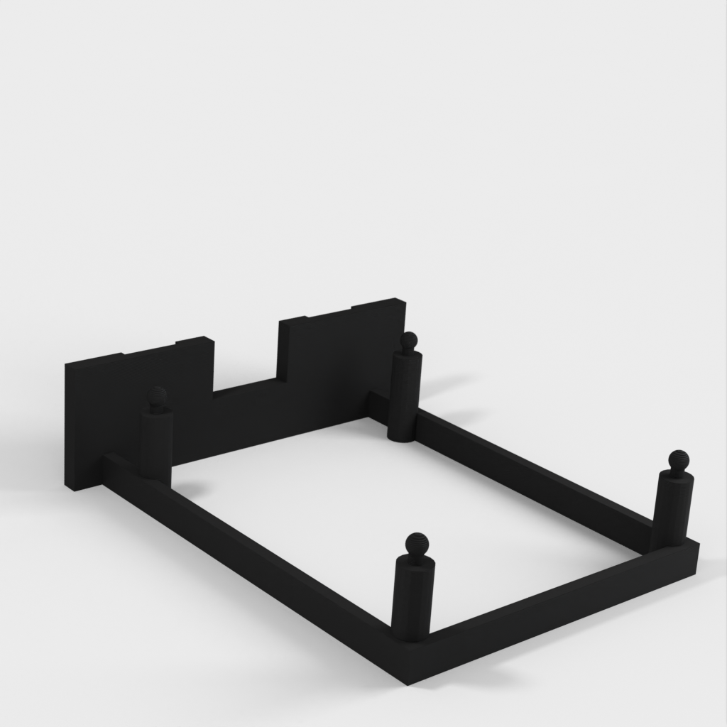 Vertical/horizontal wall bracket for Raspberry Pi