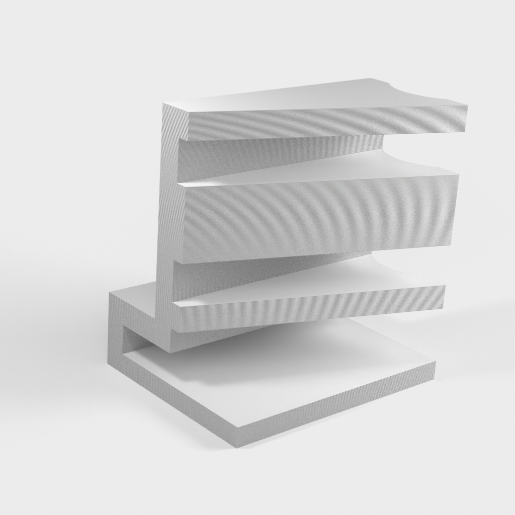 Simple toothbrush holder for mirror mounting