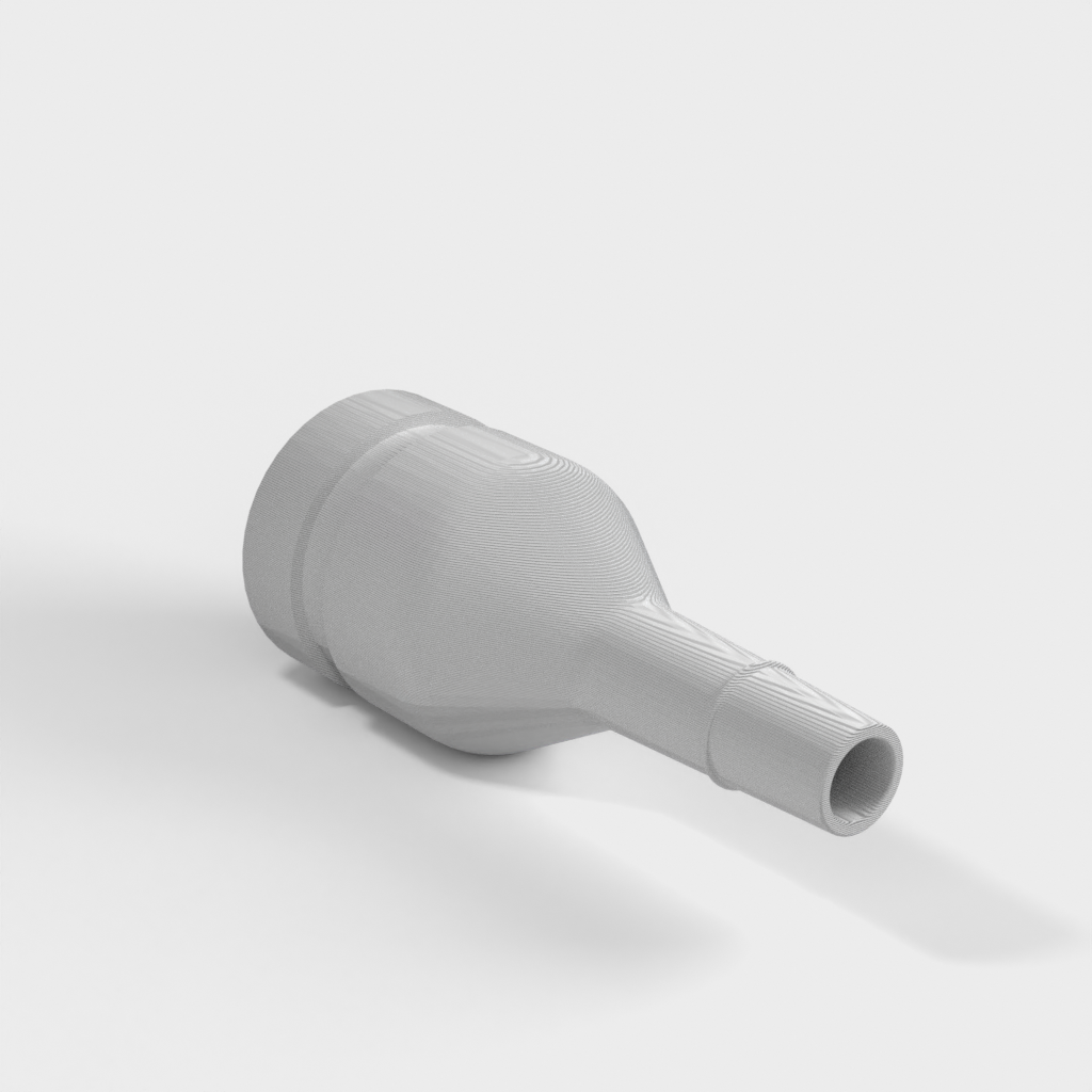 Adapter for connecting flexible hose to Dyson vacuum cleaner
