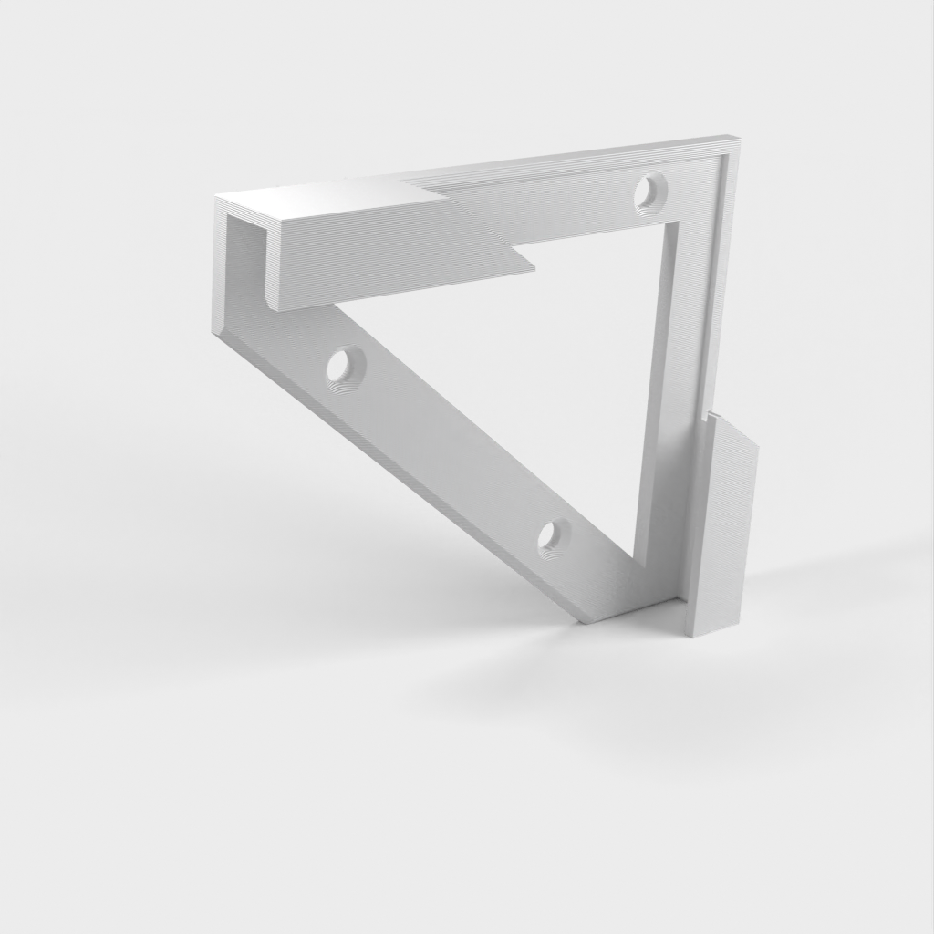 Universal wall mount for tablet