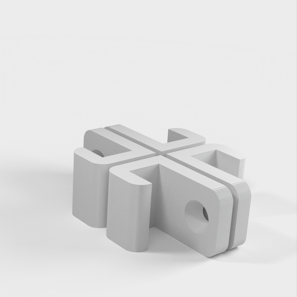 Wall mount for tablet/phone with Clips - Under 1.1 cm thickness