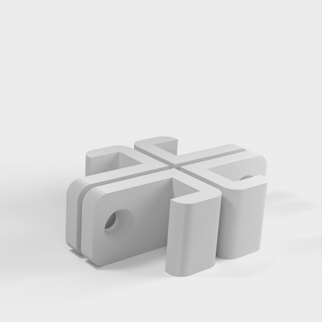 Wall mount for tablet/phone with Clips - Under 1.1 cm thickness