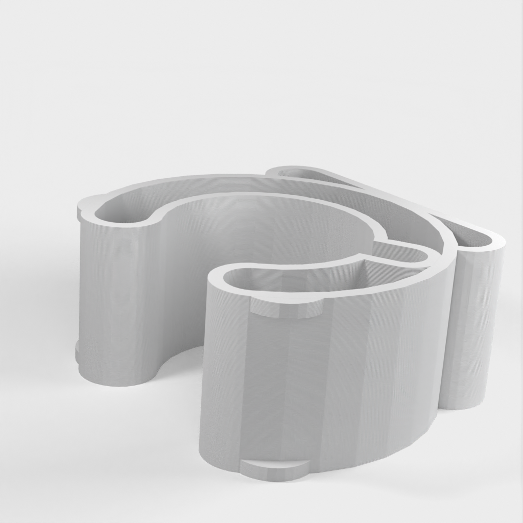 Pulse meter watch holder for bicycle handlebars