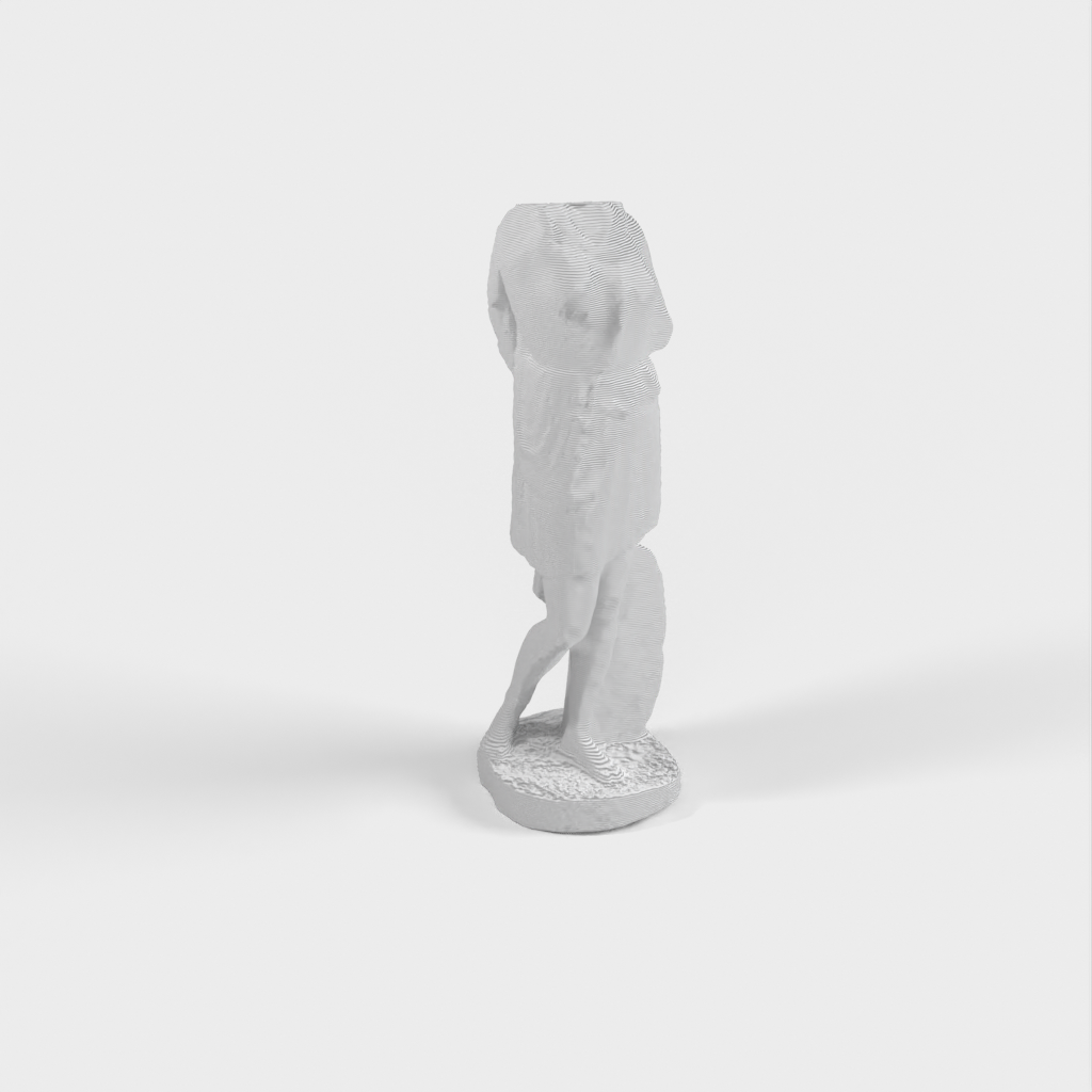 Amazon Warrior: Roman Sculpture Replica of Greek Classic