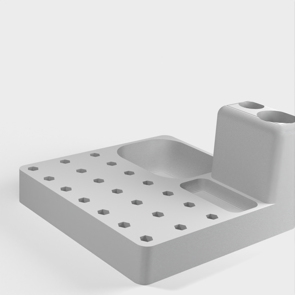 1/8' Hex Micro Driver Tray for storing and organising screwdriver bits