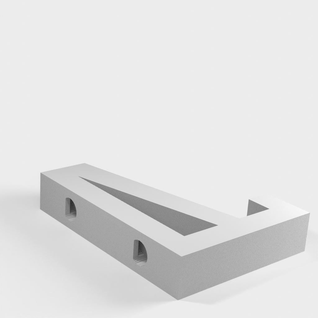 Wall mounting for keyboard