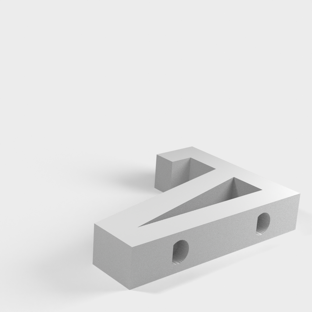 Wall mounting for keyboard