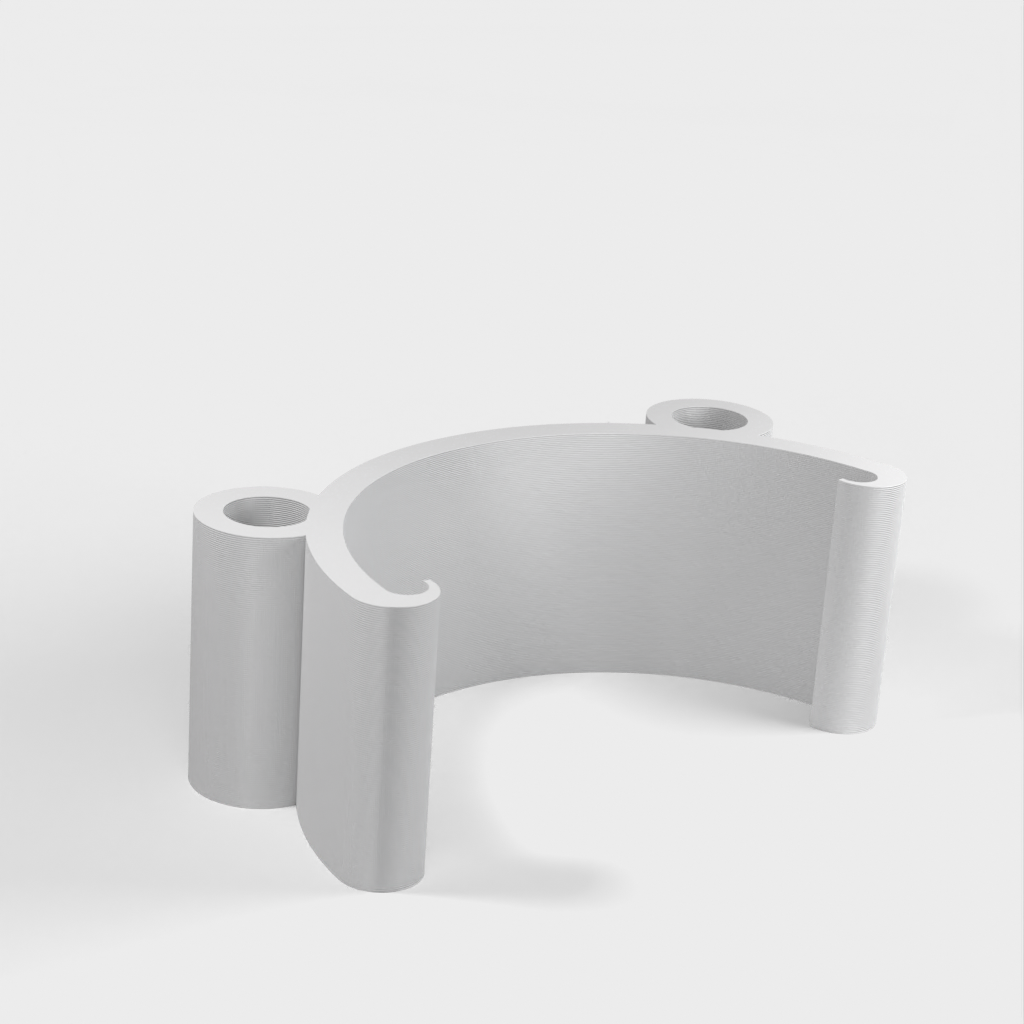 Bicycle screen clip for 45mm screen