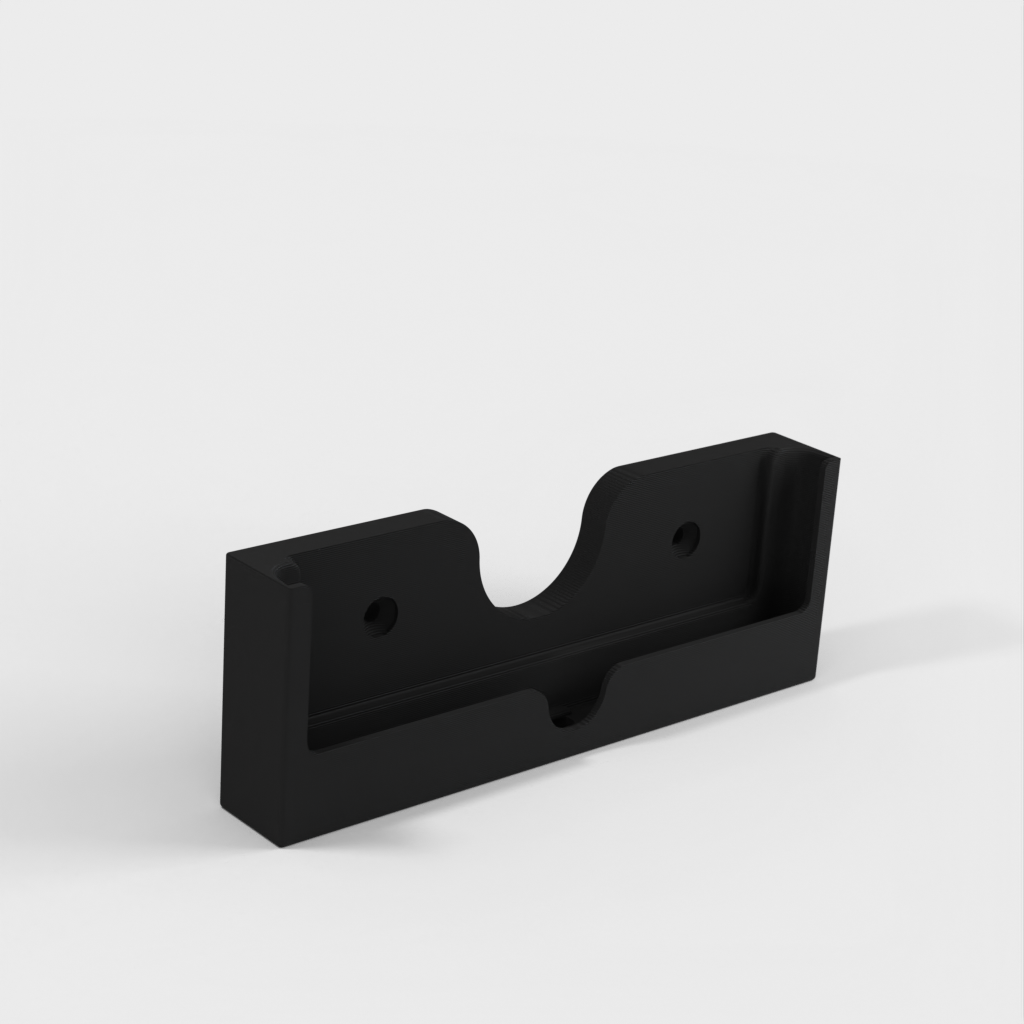 Extra thick iPad mini wall mount with space charging cable