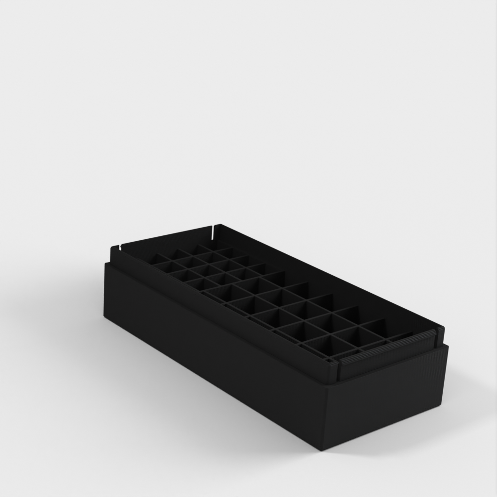 Battery box for AA and AAA