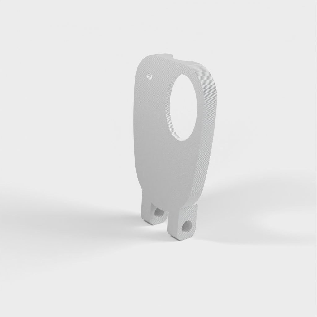Adjustable keychain camera mount for hobby aircraft
