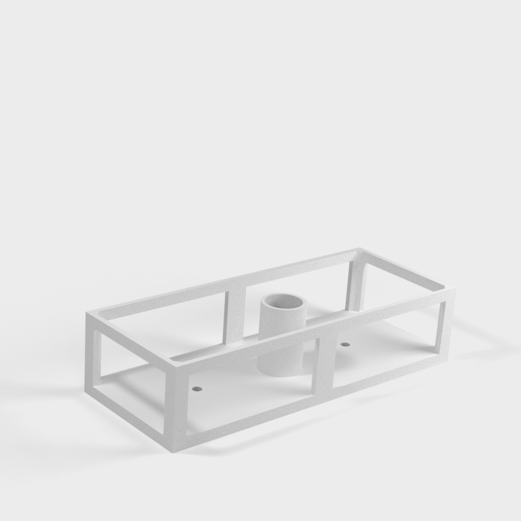 Screwless shower tray for 2.5 cm pipe compatible with soap holder