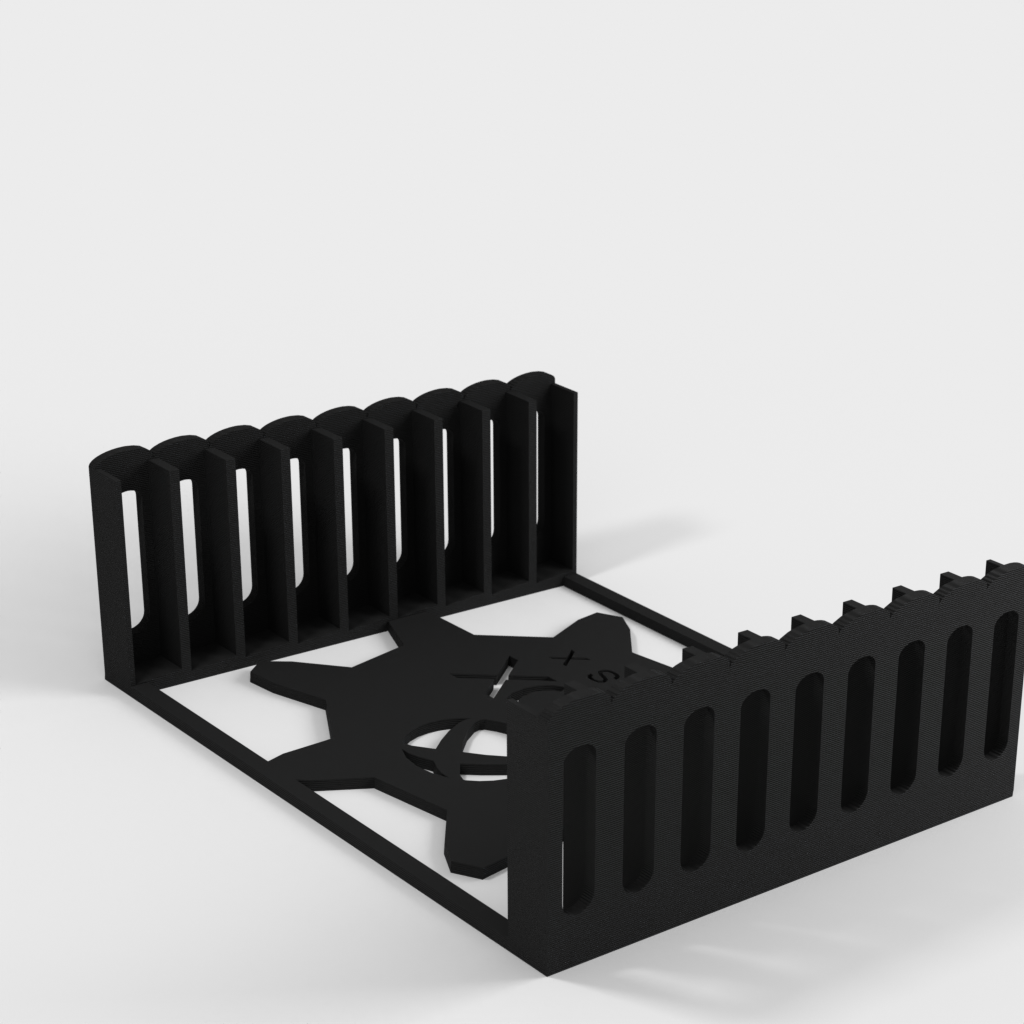 Wall-mounted game rack for Xbox One S/X