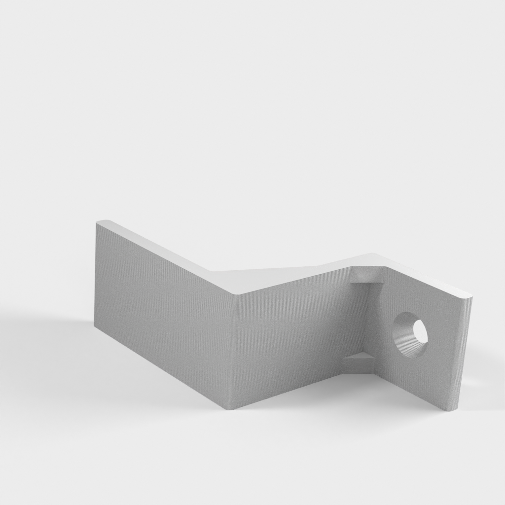 Undermount keyboard bracket for desk