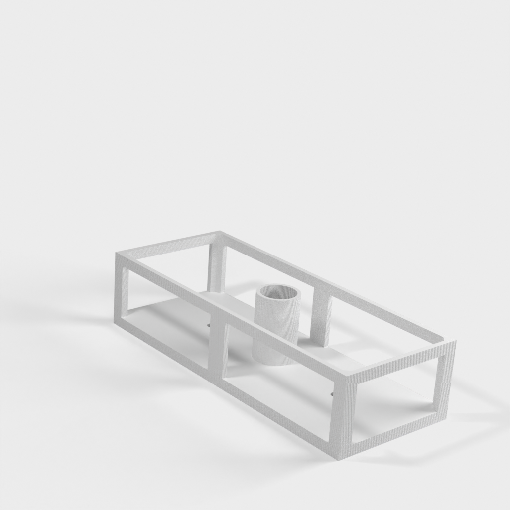 Screwless shower tray for 2.5 cm pipe compatible with soap holder