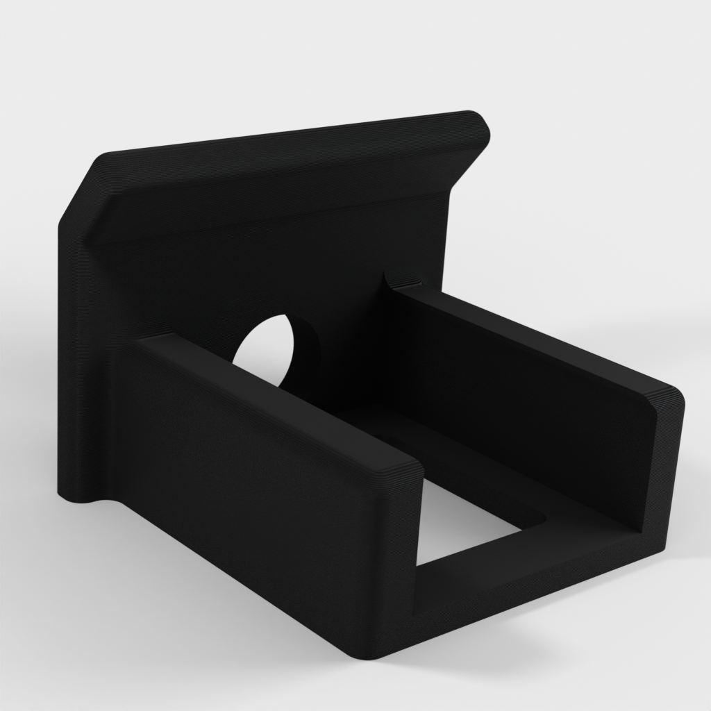 Telephone clamp for microphone stand