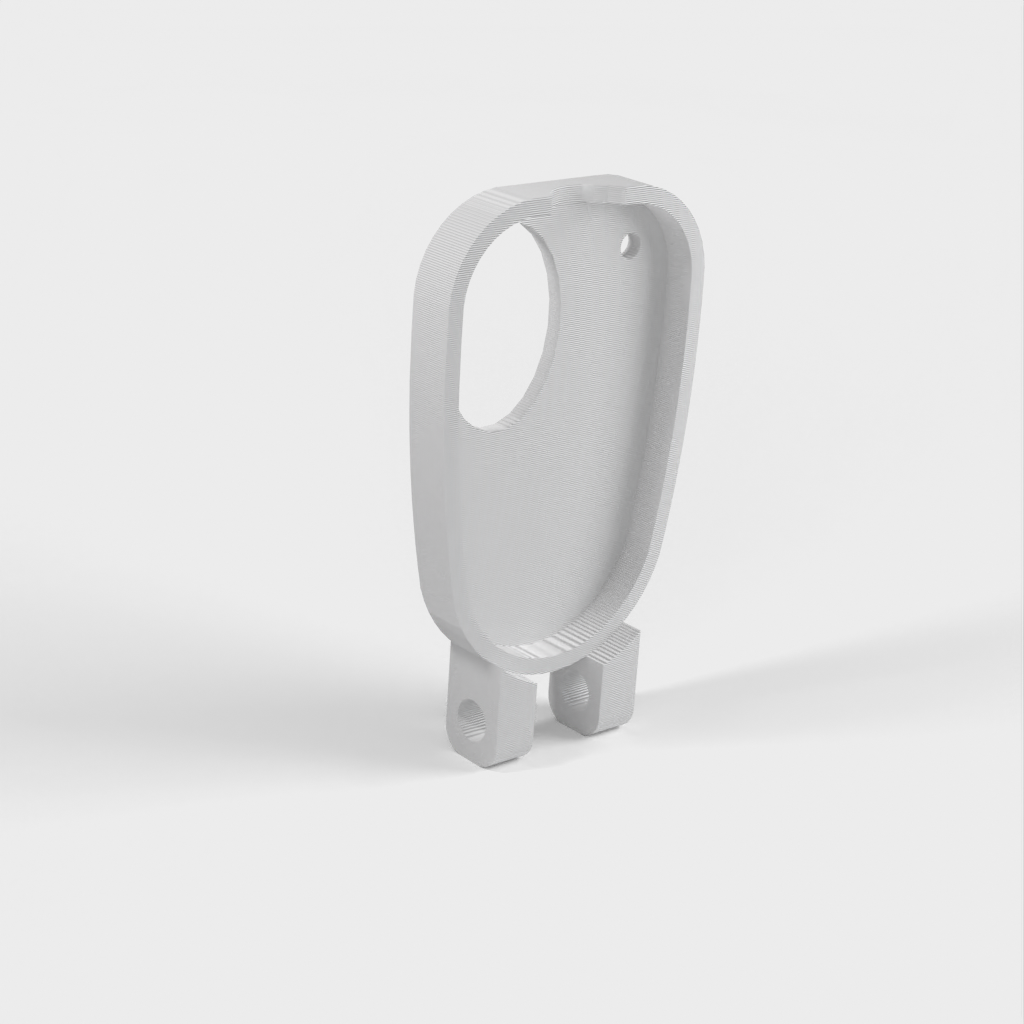 Adjustable keychain camera mount for hobby aircraft