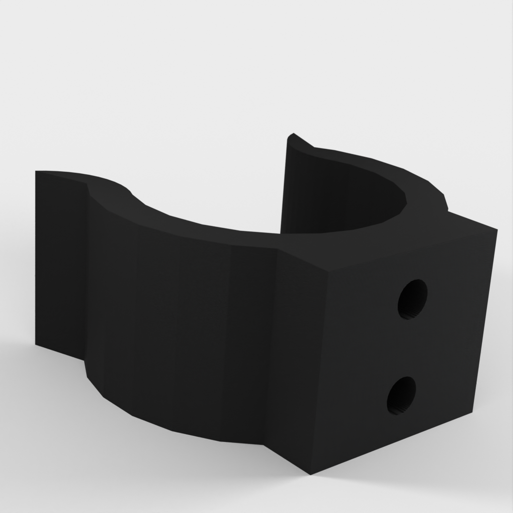 Wall bracket for vacuum cleaner tubes