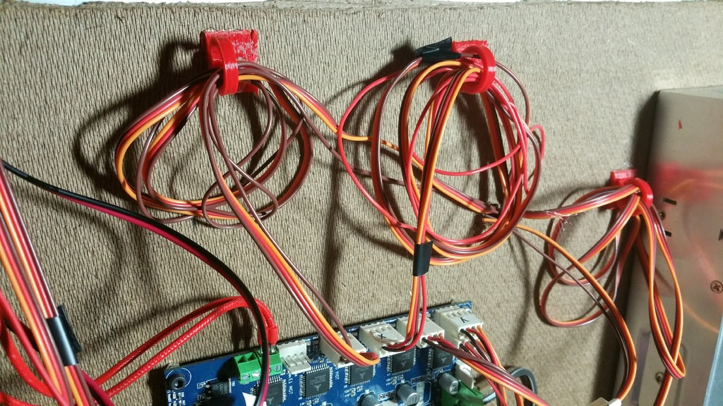 Wire Management Clips for Flat Surfaces