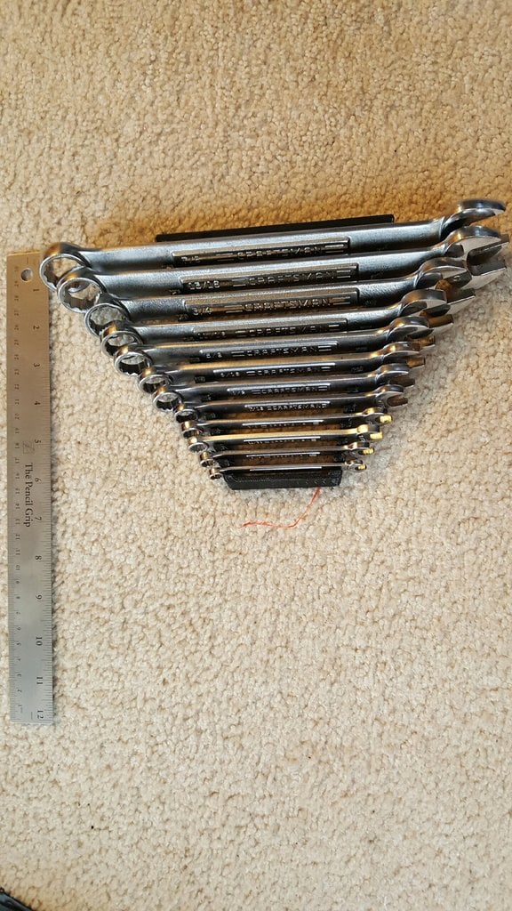 Compact Spanner Organiser for Toolbox
