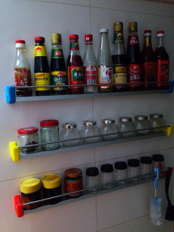 Practical Spice Rack in Aluminium and Steel