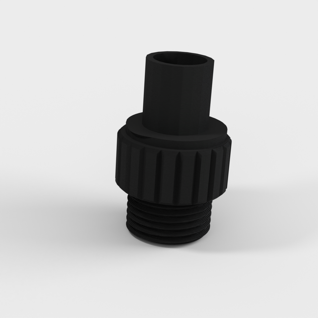 Hose Connection piece for rainwater barrel Downpipe Diverter