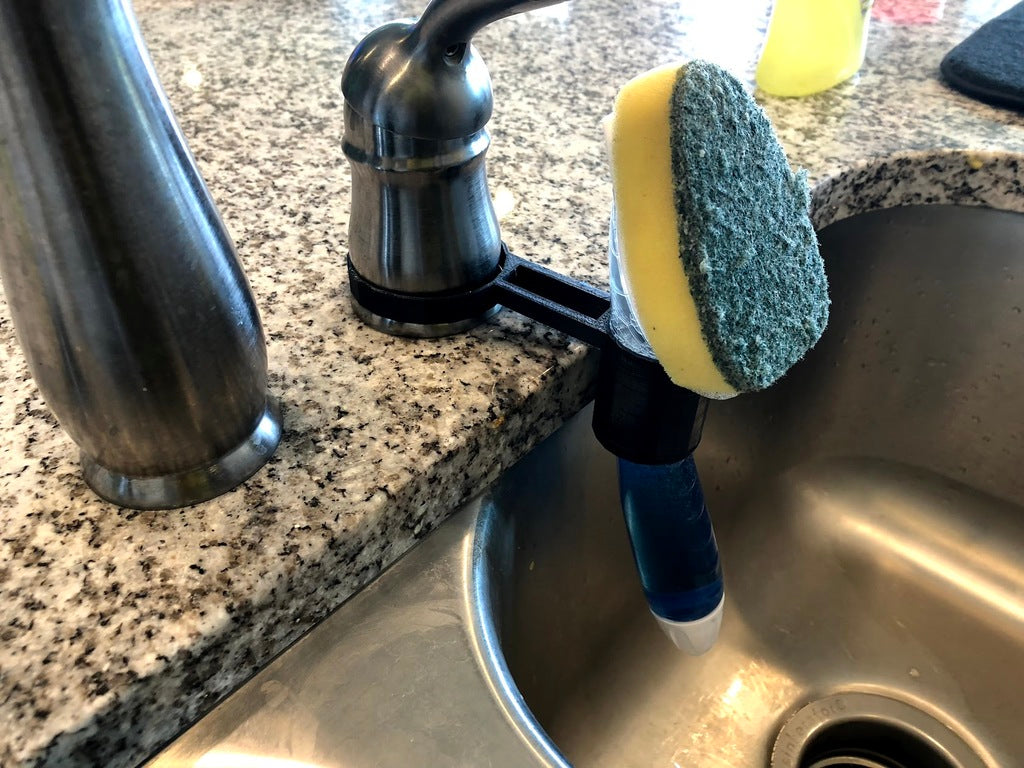 Practical Scrubber Holder for Kitchen Sink
