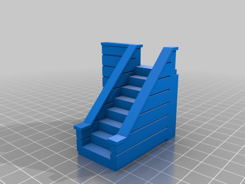28mm miniature Boat Tile PART 2: Raised Decks