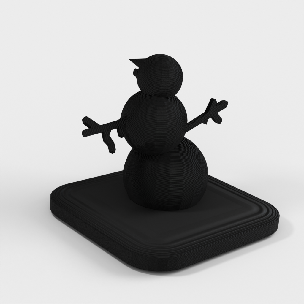 Phoebe Snow 3D snowman model