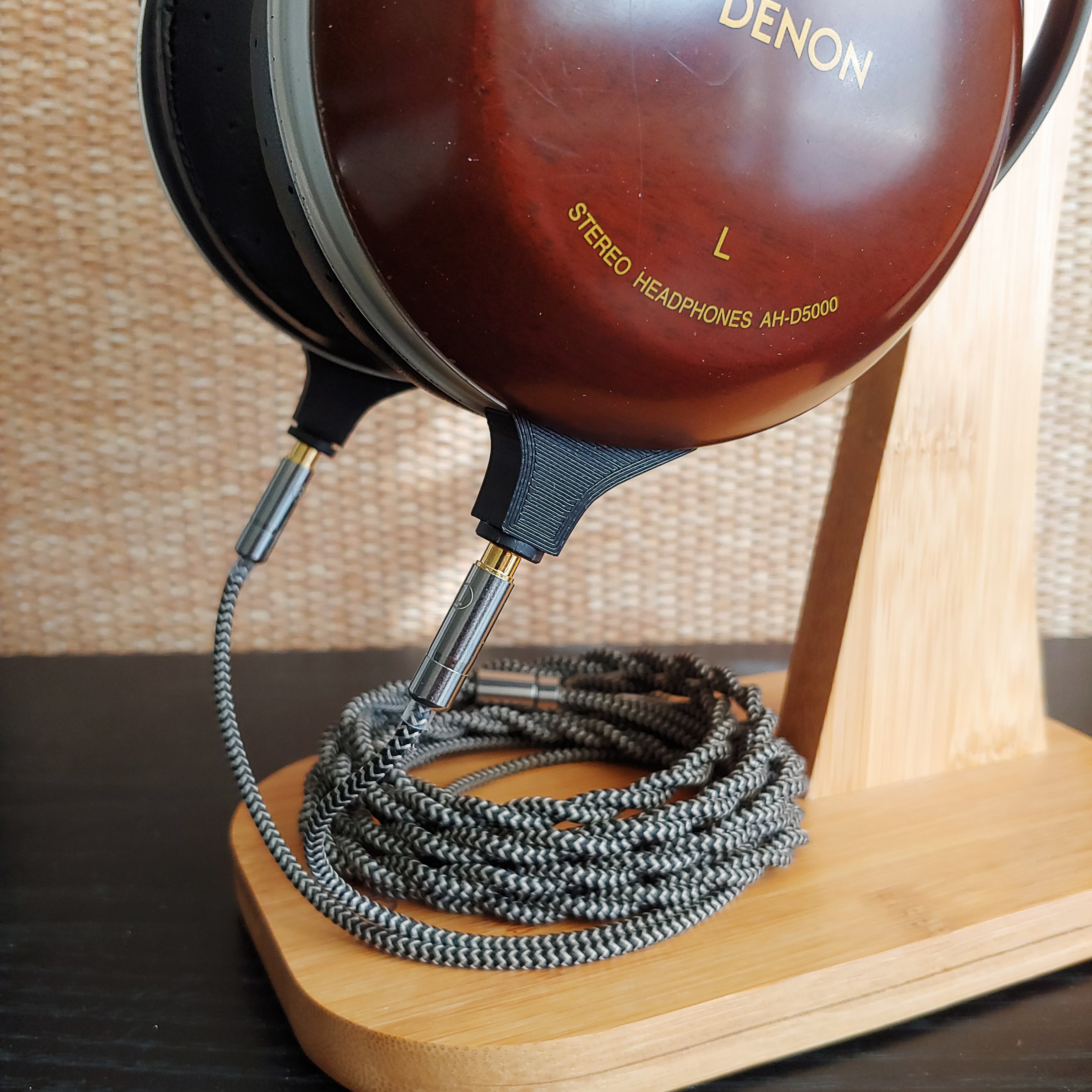 Denon/Fostex/E-MU Headphone Modification Adapter for Detachable 3.5mm Cable