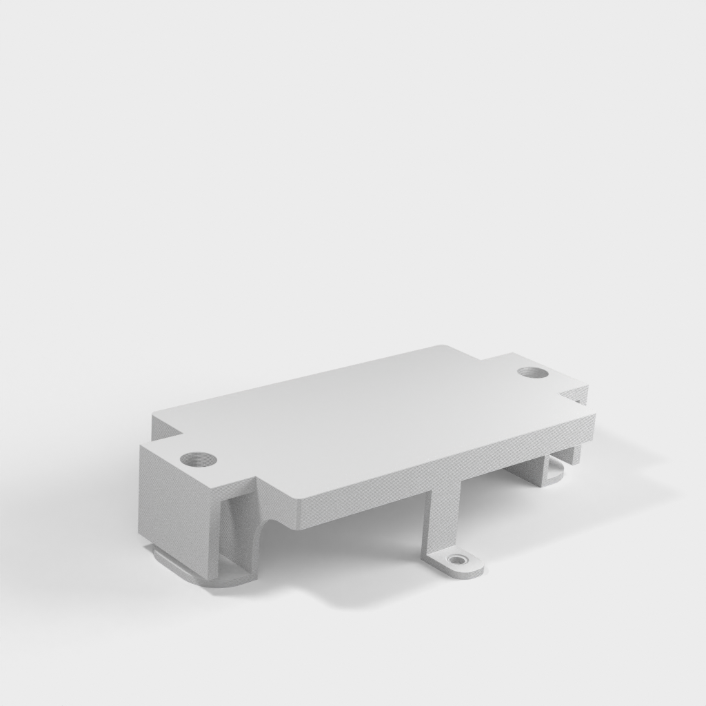 Under-desk mounting for 8-port D-Link USB Hub