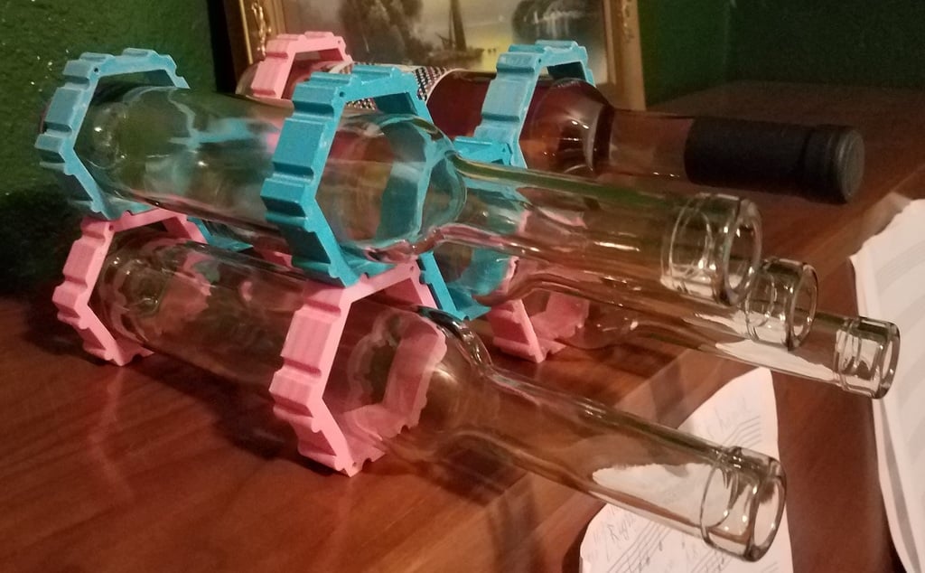 Modular Wine Rack for 375ml Bottles