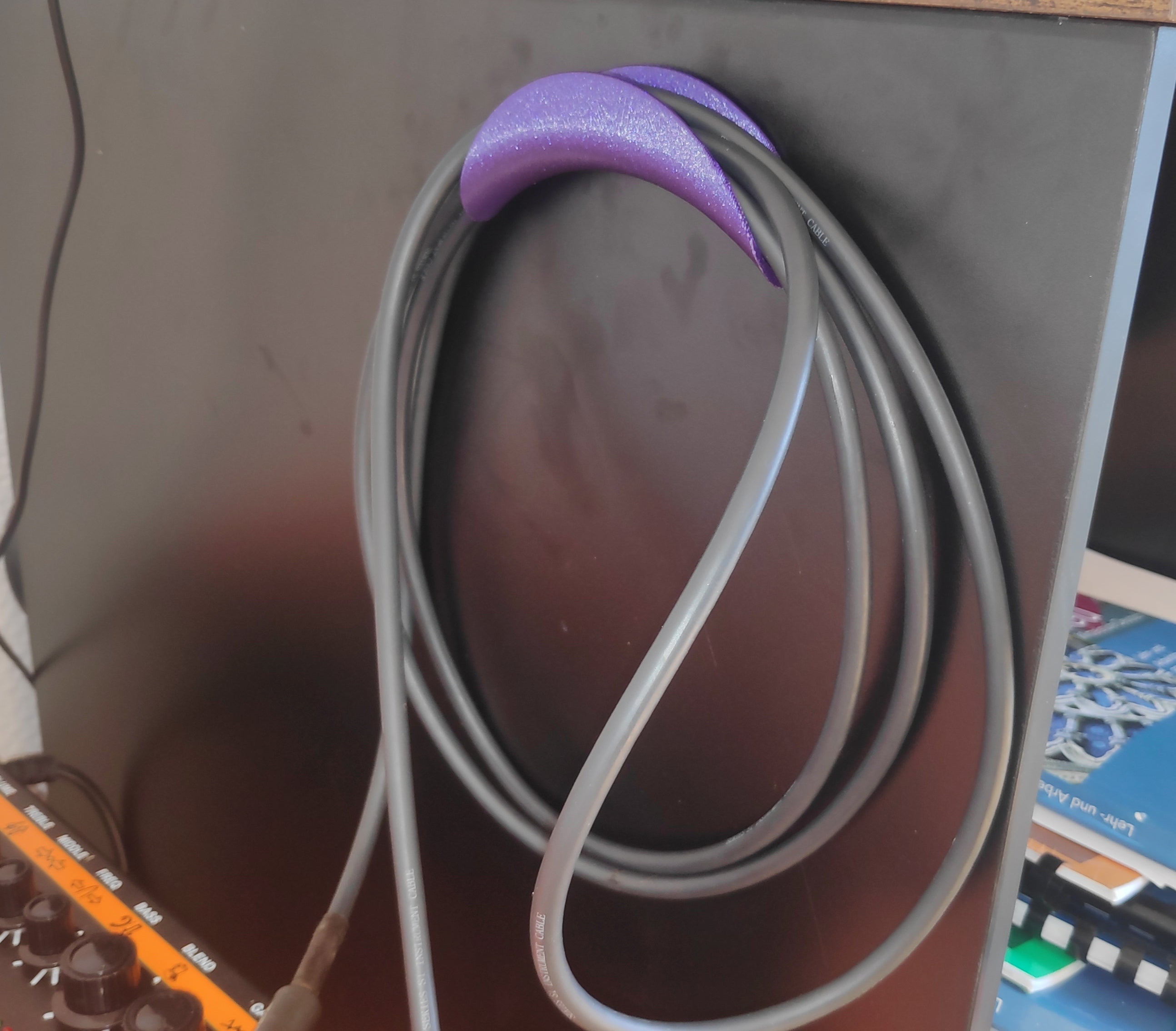 Guitar Cable Holder for Wall Mounting