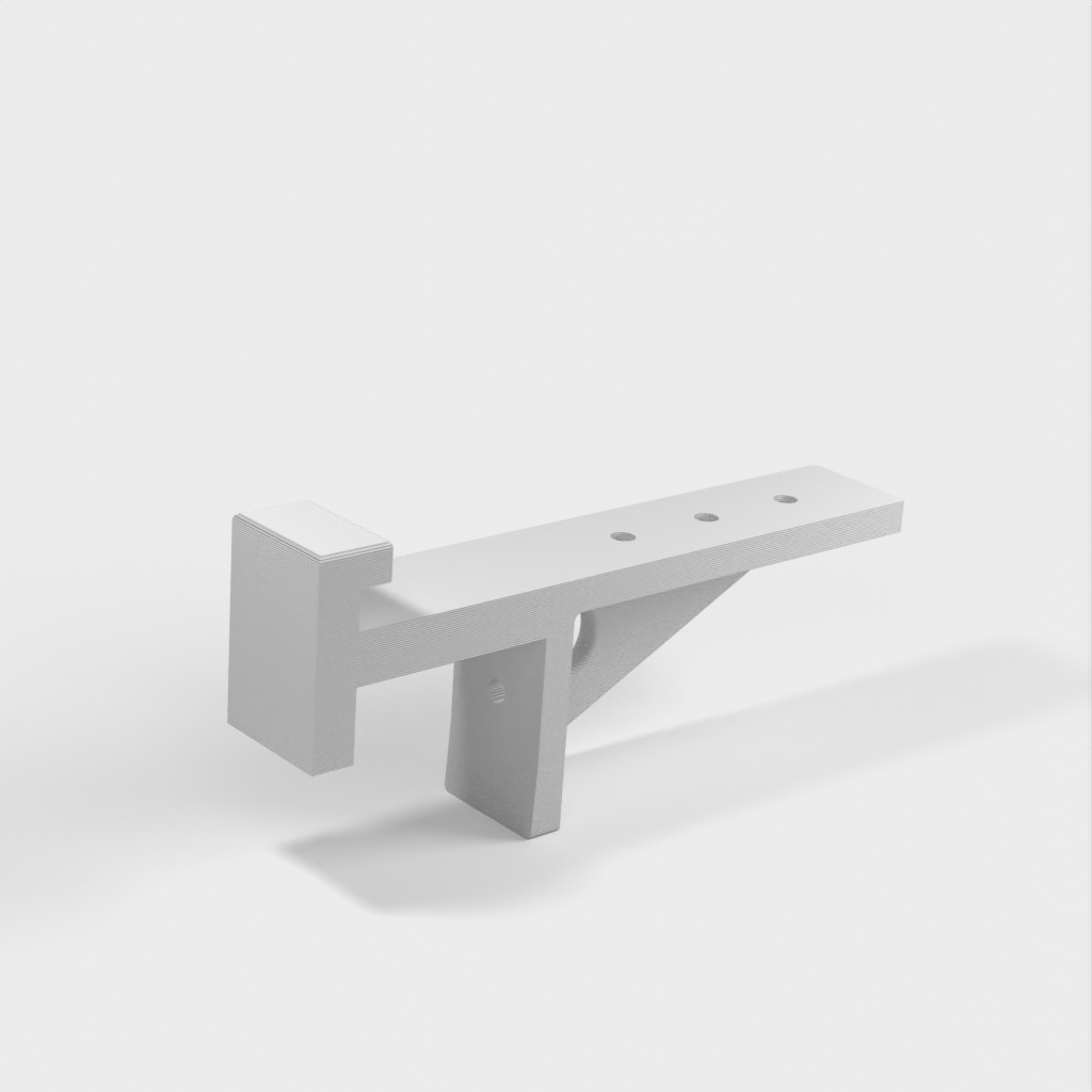 IKEA bed shelf with adjustable fittings