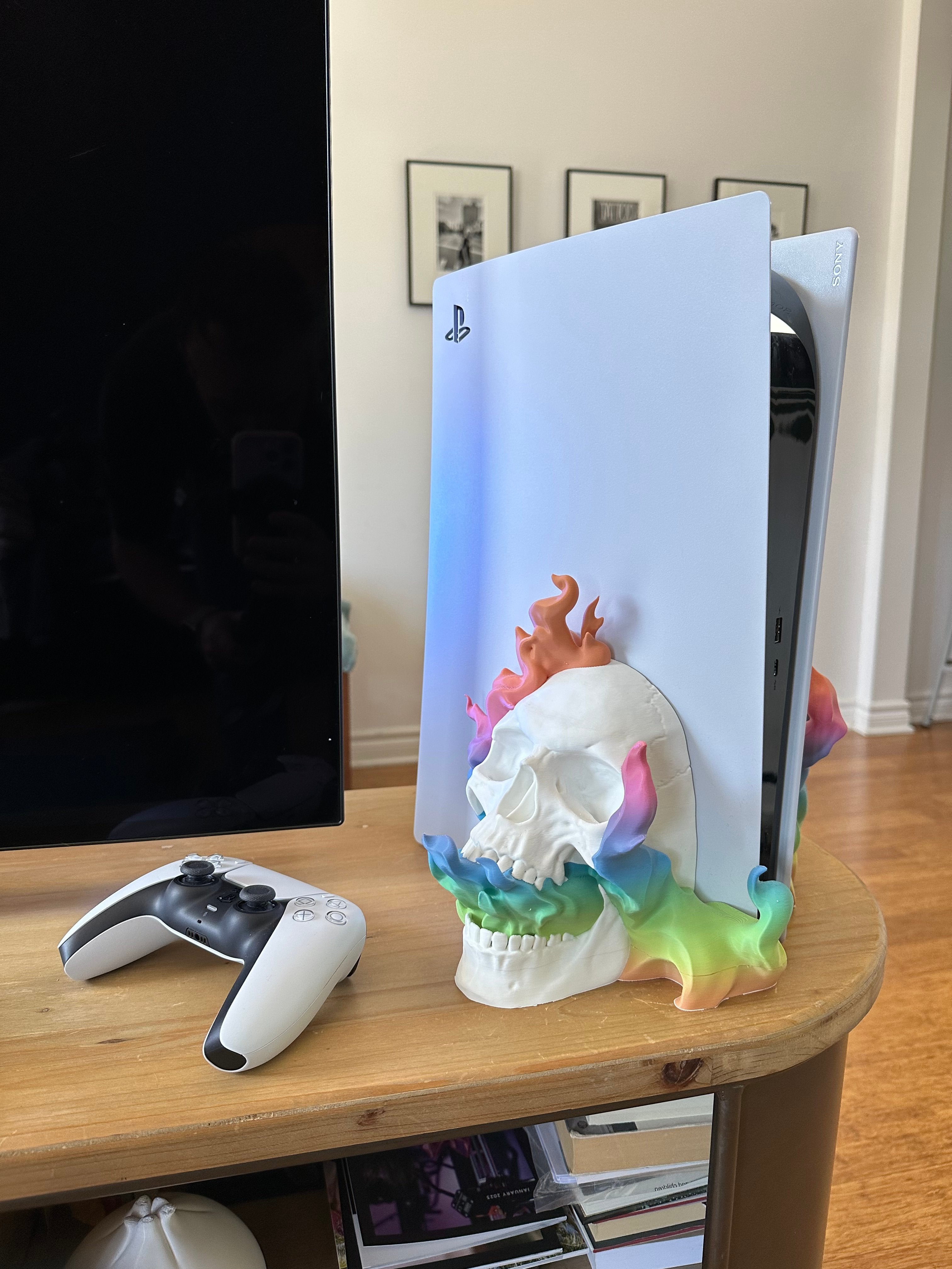 Unique Skull Stand for PlayStation 5 Disc Edition