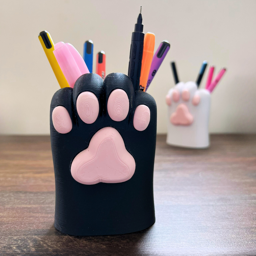 Cute Cat Paw Pen Holder for the Desk
