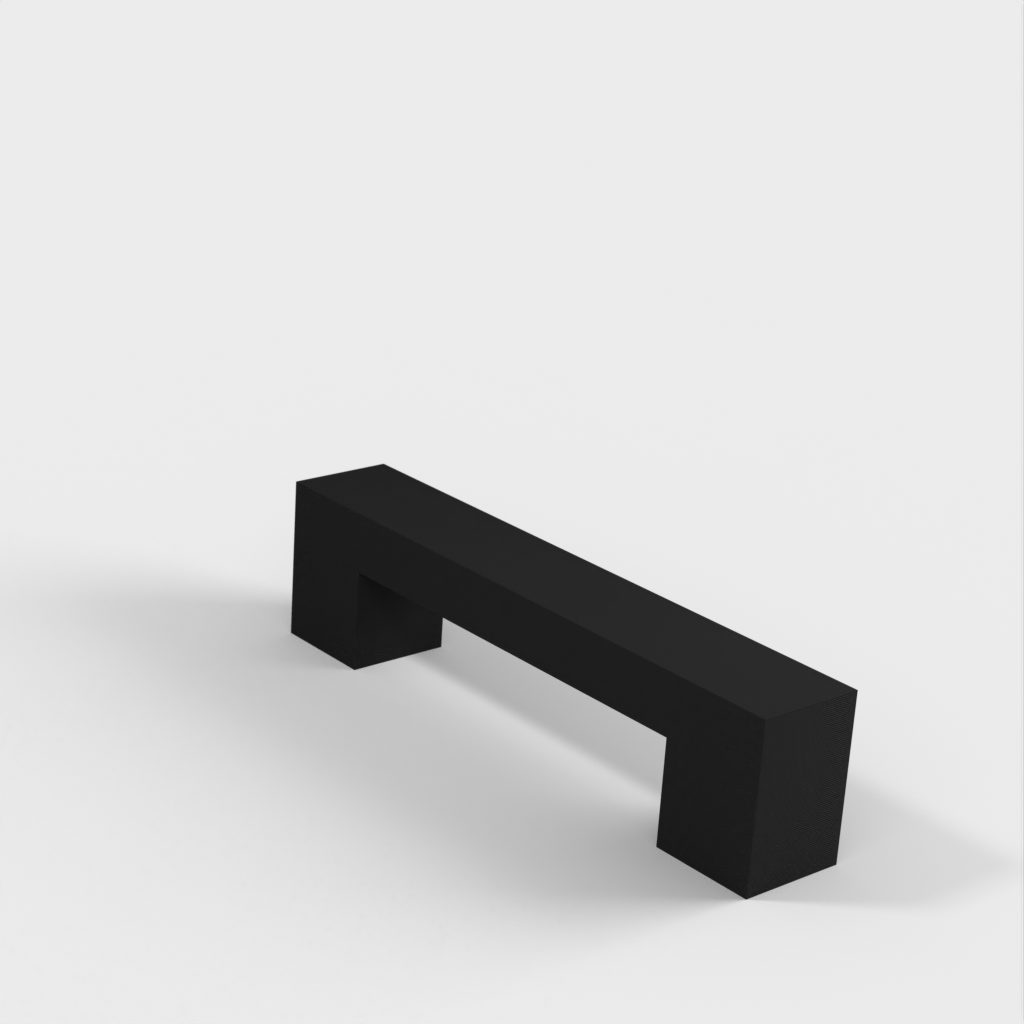 Simple furniture door handles for 100mm mounts