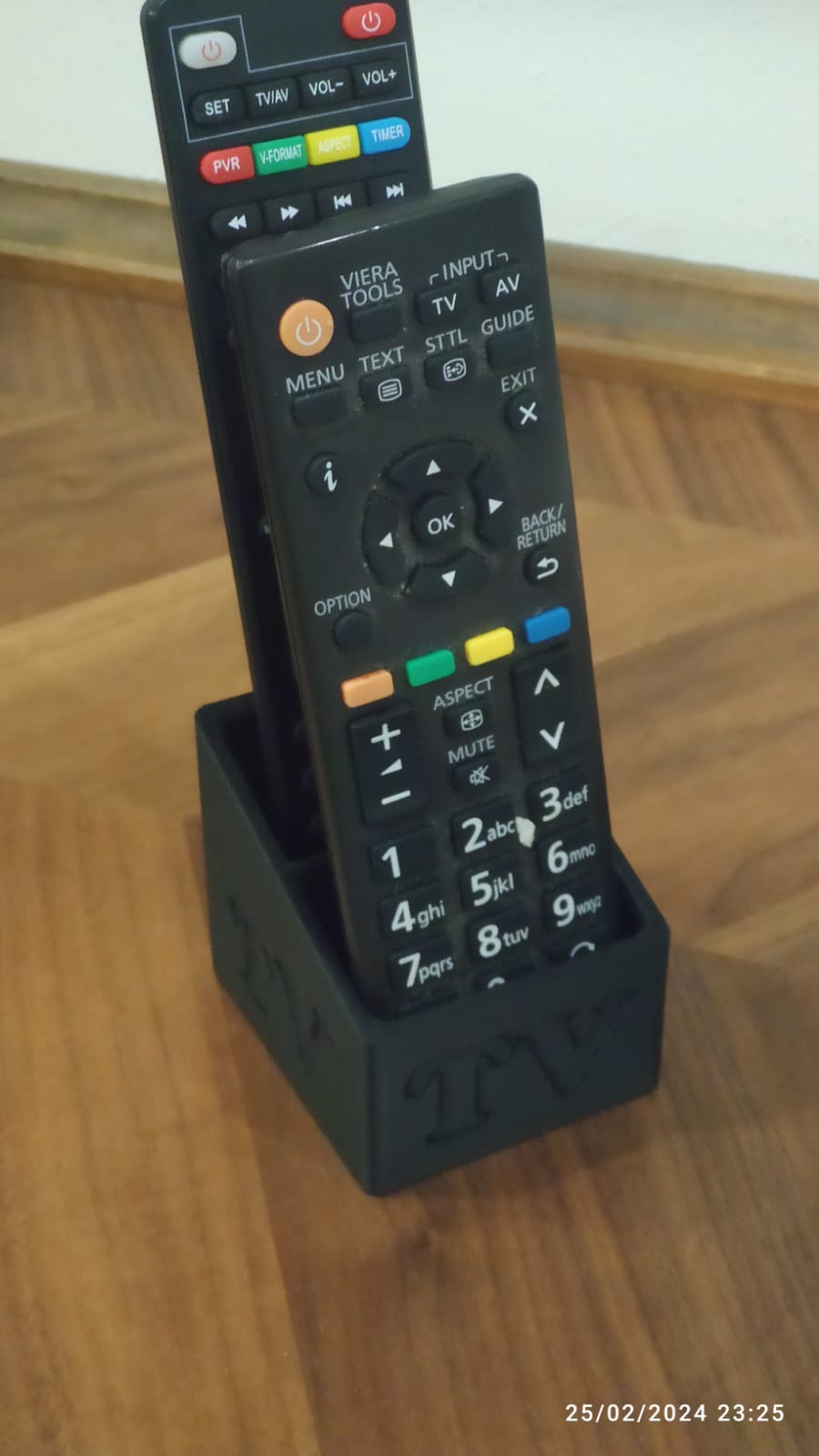 TV remote control holder for the kitchen