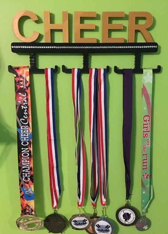 Cheerleading Medal Wall Display Cabinets