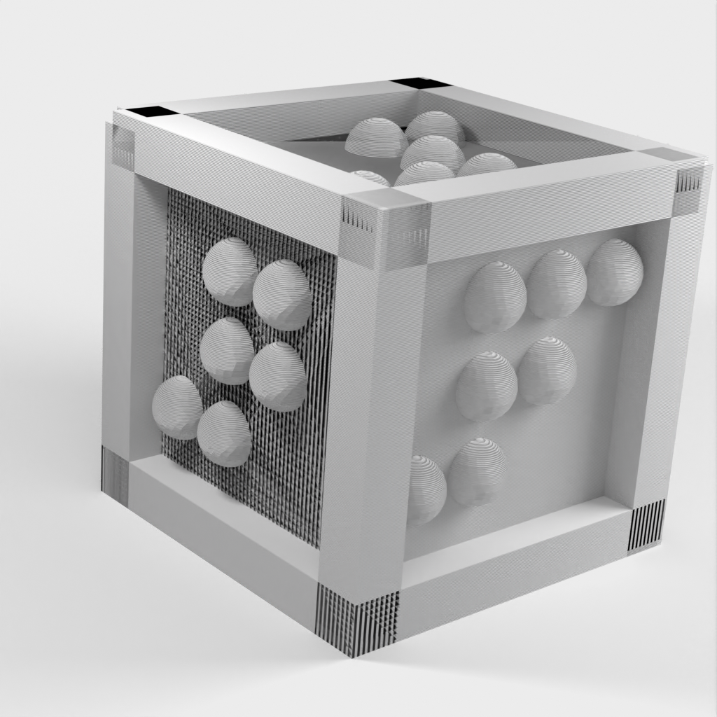 Braille dice for people with visual impairments