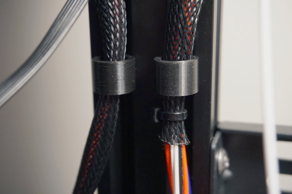 Extrusion Wire Circle Clip: Cable organisation for 6mm groove