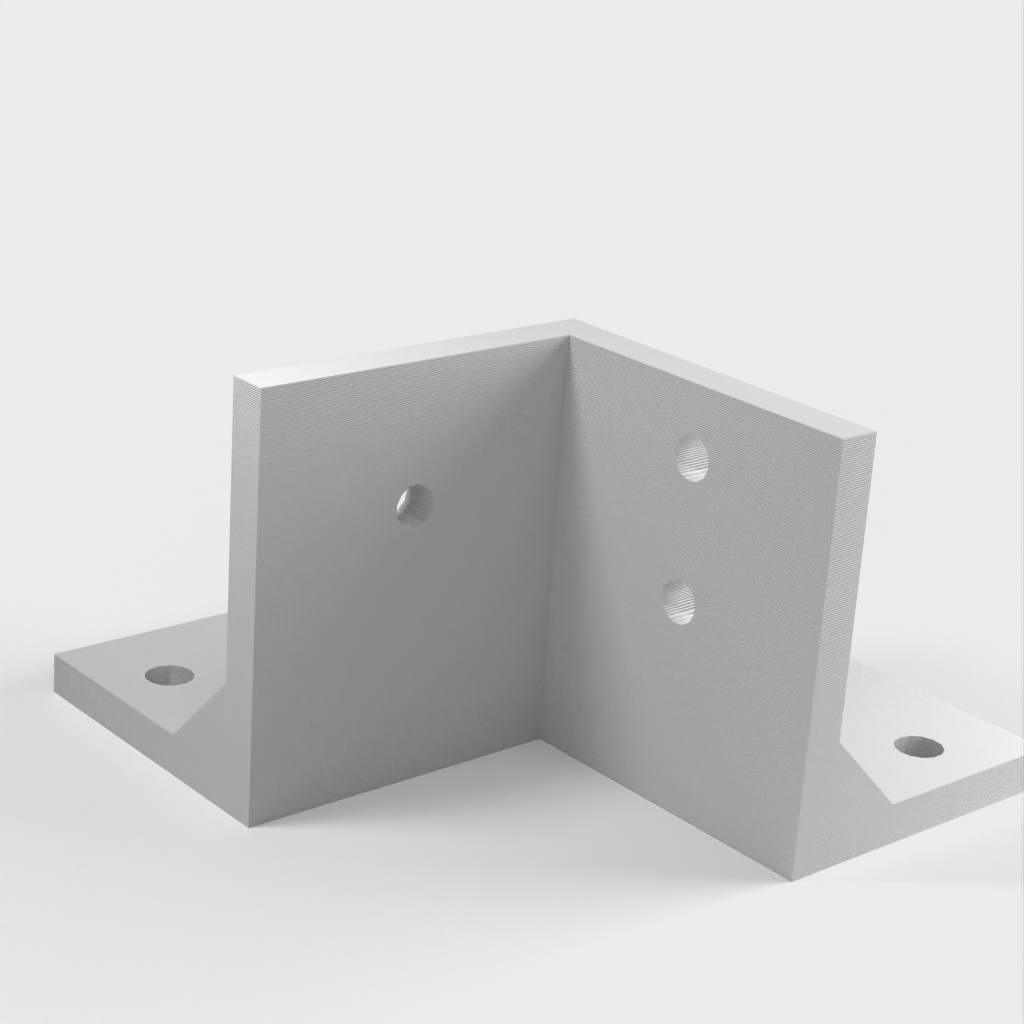 50mm corner bracket for Ikea LACK Rack