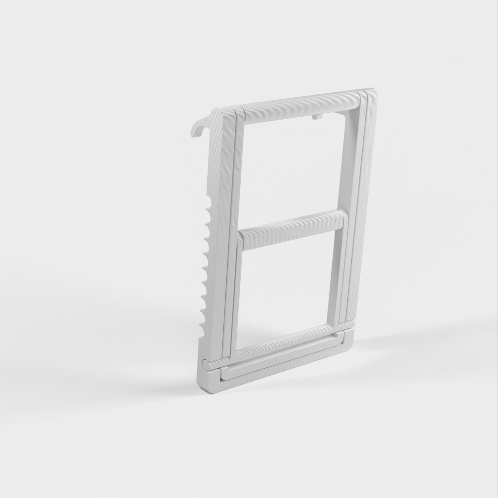Adjustable Angle Tablet Stand with Print-in-Place Hinges