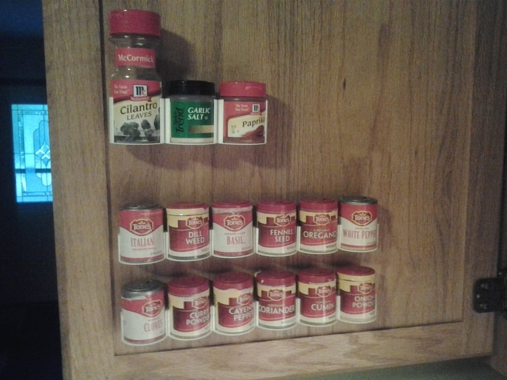 Spice Rack for Extra Kitchen Cabinet Space