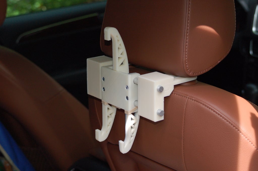 Car headrest iPad holder for back seats
