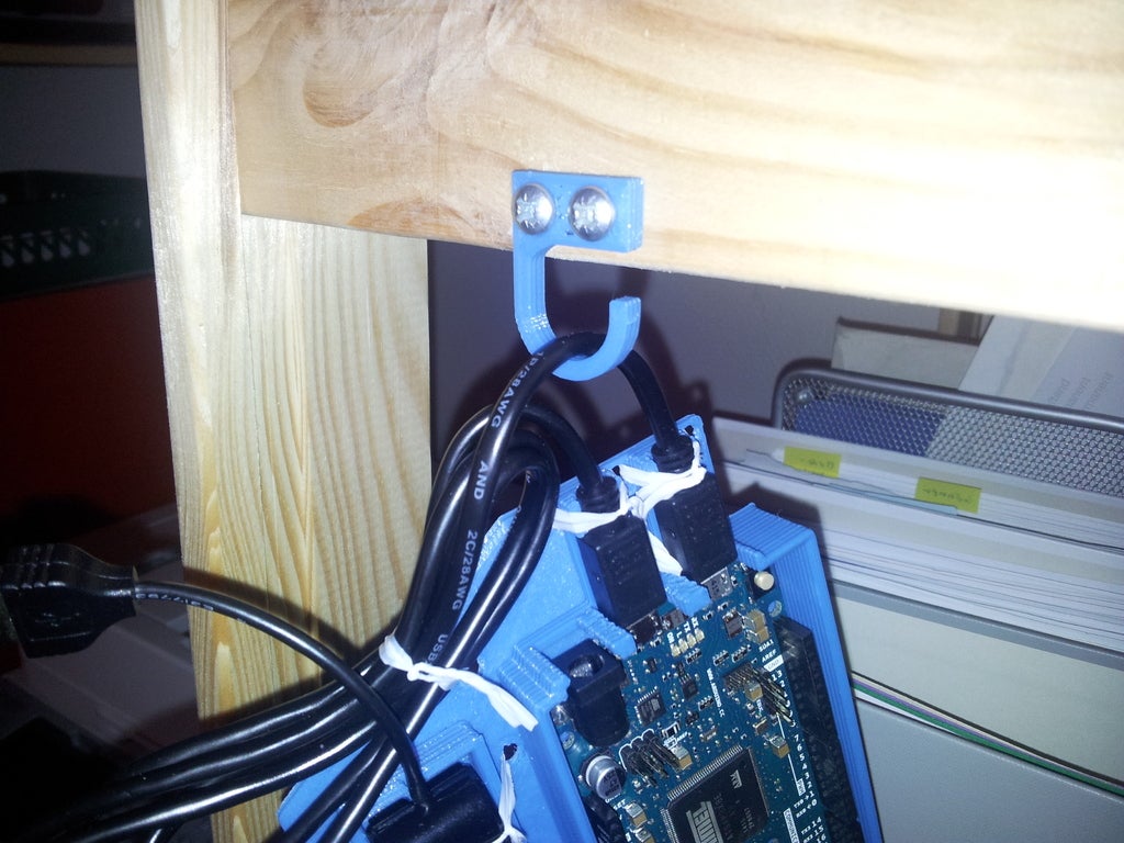 Universal holder-hook for cable management
