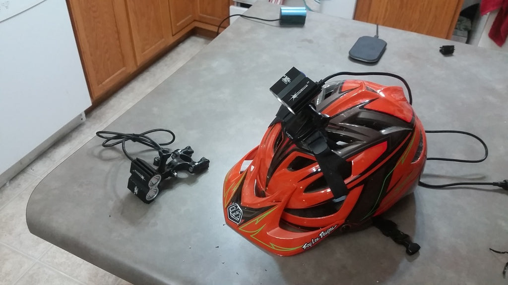 Solarstorm bike light adapter for GoPro mount