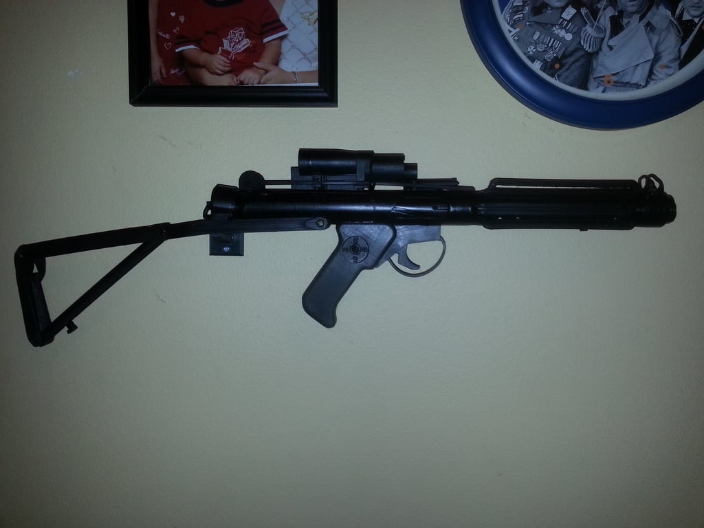 Wall mount bracket for Star Wars Blaster Rifle